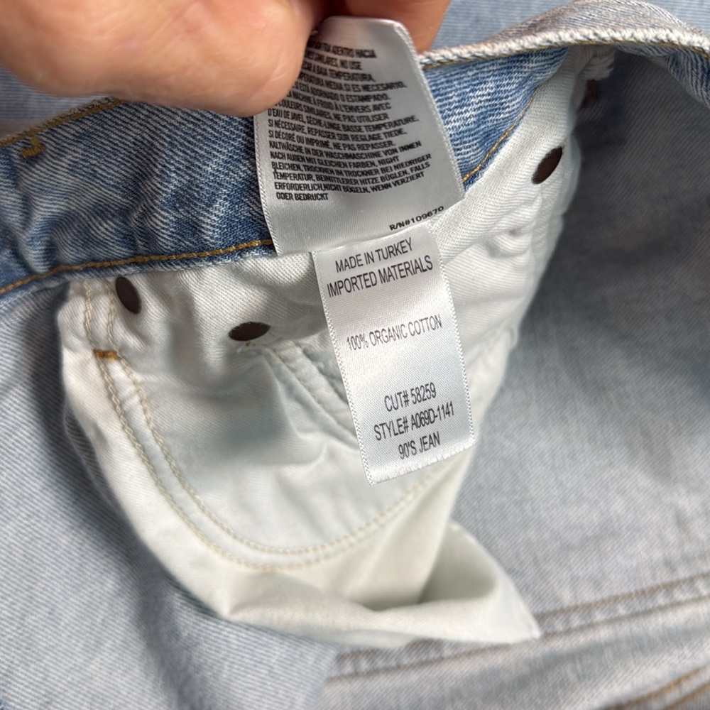 👖 AGOLDE 90’s Jean in Organic Cotton – Size 32 - Picture 3 of 4